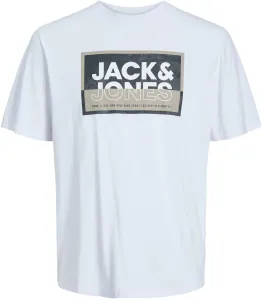 Jack&Jones T-shirt da uomo JCOLOGAN Standard Fit 12253442 White L