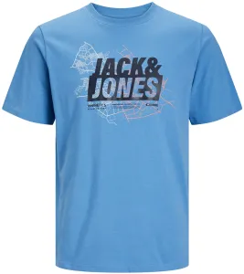 Jack&Jones T-shirt da uomo JCOMAP Regular Fit 12252376 Pacific Coast L