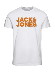 Jack&Jones T-shirt da uomo JCOSPACE Standard Fit 12243940 white L