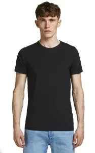 Jack&Jones T-shirt da uomo JJEBASIC Stretch Fit 12058529 BLACK L