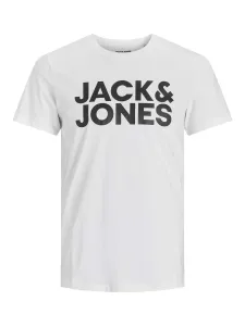 Jack&Jones T-shirt da uomo JJECORP Slim Fit 12151955 White L