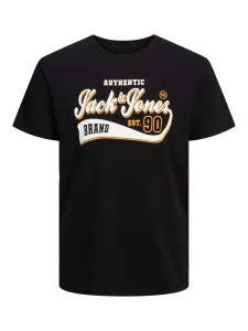 Jack&Jones T-shirt da uomo JJELOGO Standard Fit 12233594 Black L