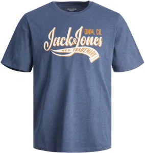 Jack&Jones T-shirt da uomo JJELOGO Standard Fit 12246690 Ensign Blue XL