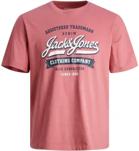 Jack&Jones T-shirt da uomo JJELOGO Standard Fit 12246690 Mesa Rose S
