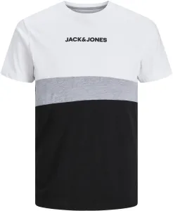 Jack&Jones T-shirt da uomo JJEREID Standard Fit 12233961 White L