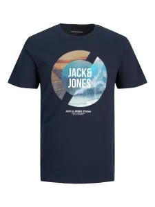 Jack&Jones T-shirt da uomo JJTRESOR Regular Fit 12222044 Sky Captain M