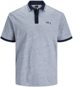 Jack&Jones T-shirt polo uomo JCOMELANGE Standard Fit 12252394 Navy Blazer S