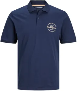 Jack&Jones T-shirt polo uomo JJFOREST Standard Fit 12248621 Navy Blazer S