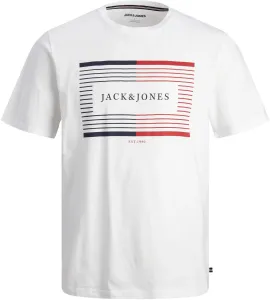 Jack&Jones T-shirt uomo JJCYRUS Standard Fit 12247810 White L