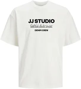 Jack&Jones T-shirt uomo JJGALE Relaxed Fit 12247782 Cloud Dancer L