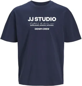 Jack&Jones T-shirt uomo JJGALE Relaxed Fit 12247782 Navy Blazer M