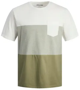 Jack&Jones T-shirt uomo JJSHANE Standard Fit 12247775 Oil Green XXL