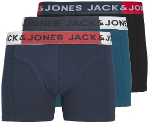 Jack&Jones PLUS 3 PACK - boxer da uomo JACCOLOR 12243751 Black 3XL
