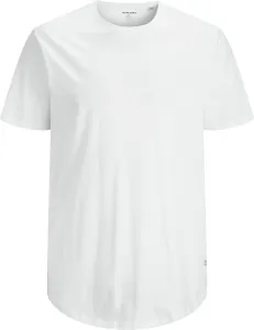 Jack&Jones PLUS T-shirt da uomo JJENOA 12184933 White 3XL