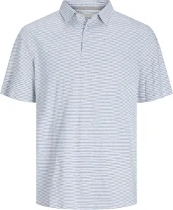 Jack&Jones PLUS T-shirt polo da uomo JPRCC Relaxed Fit 12257595 Bright White 3XL