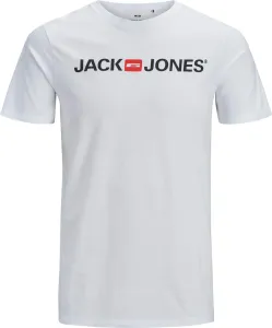 Jack&Jones PLUS T-shirt uomo JJECORP Regular Fit 12184987 White 3XL