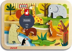 Janod Puzzle Zoo 7 parti