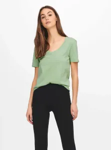 Light green basic T-shirt JDY Farock - Women #905105