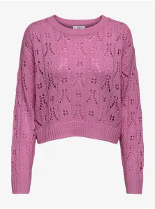 Pink Womens Patterned Sweater JDY Judith - Women #2424025