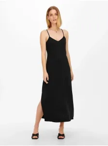 Black Women's Satin Basic Maxi-Dresses on Hangers JDY Ruby - Women #901760