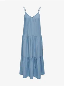 Light blue womens denim maxi-dress JDY Zelda - Women #2255709