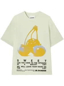 JIL SANDER - T-shirt In Cotone Stampata #2740288