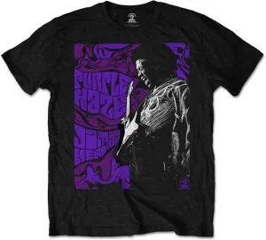 Jimi Hendrix Maglietta Purple Haze Unisex Black 2XL