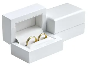 JK Box Scatola in legno bianco per fedi nuziali DD-3/A1