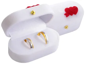 JK Box Scatola regalo per anello e orecchini FU-210/A1