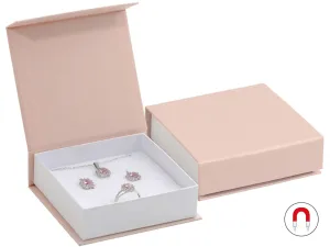 JK Box Scatola regalo rosa di carta rosa per set di gioielli VG-5/A5/A1