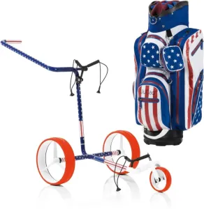Jucad Carbon 3-Wheel Aquastop Bag SET USA Trolley manuale golf