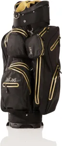 Jucad Aquastop Black/Gold Borsa da golf Cart Bag