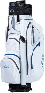Jucad Manager Aquata White/Blue/Grey Borsa da golf Cart Bag