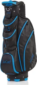 Jucad Spirit Black/Zipper Blue Borsa da golf Cart Bag