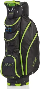 Jucad Spirit Black/Zipper Green Borsa da golf Cart Bag