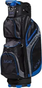 Jucad Sporty Black/Blue Borsa da golf Cart Bag