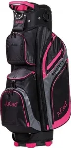 Jucad Sporty Black/Pink Borsa da golf Cart Bag