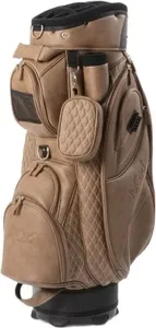 Jucad Style Dark Brown/Leather Optic Borsa da golf Cart Bag