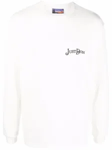 JUST DON - T-shirt A Manica Lunga In Cotone Con Logo #1696875