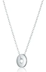 JVD Collana in argento con zirconi Cerchio SVLN0709S75BI45
