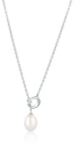 JVD Delicata collana in argento con vera perla SVLN0694SD2P145