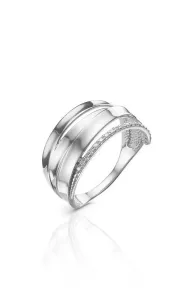 JVD Elegante anello in argento con zirconi SVLR0390XH2BI 52 mm