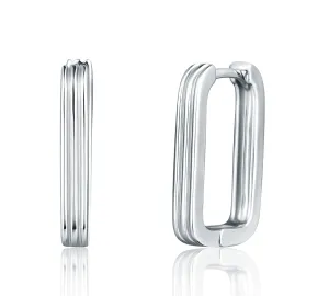JVD Eleganti orecchini ovali in argento SVLE1894X750000