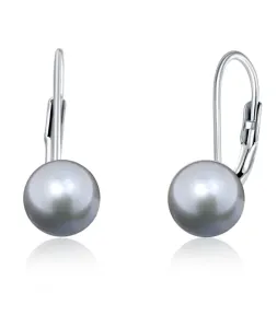 JVD Orecchini in argento con vere perle grigie SVLE0476XD2P6 0,8 cm