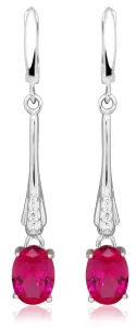 JVD Orecchini lunghi in argento con rubini SVLE0251SH8R100