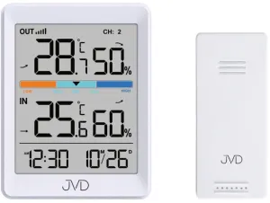 JVD Orologio digitale con termometro e igrometro T3340.2