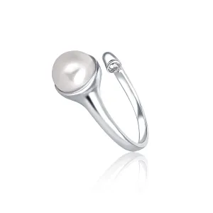 JwL Luxury Pearls Anello in argento con vera perla JL0624