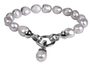 JwL Luxury Pearls Bracciale di vere perle grigie JL0558