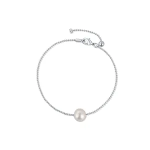 JwL Luxury Pearls Bracciale raffinato in acciaio con vera perla JL0712