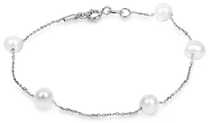 JwL Luxury Pearls Braccialetto fine con perle JL0353